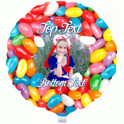 Jelly Bean Photo Balloon