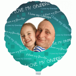 I Love Grandpa Photo Balloon