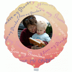 I Love Grandma Photo Balloon