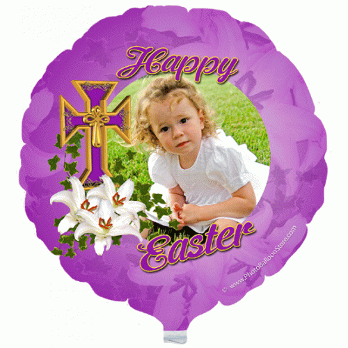 Easter Lily Photo Balloon
