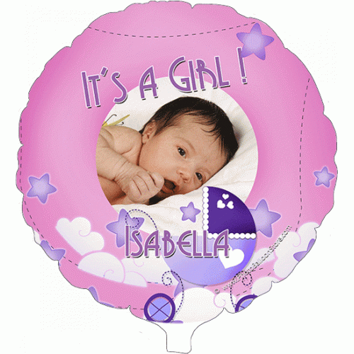 It's A Girl! Photo Balloon