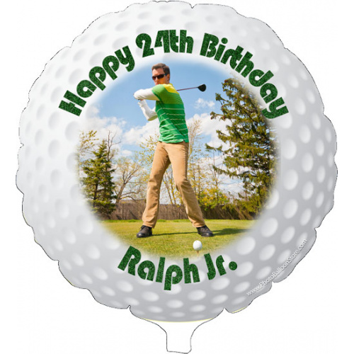 Golf Ball TableTop Photo Balloon